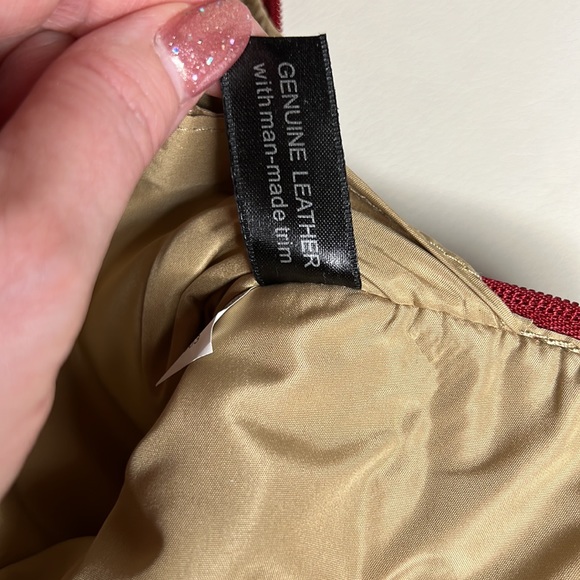 Giana Bernini Red satchel handbag - Picture 15 of 16